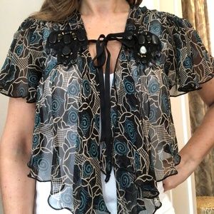 Anna Sui bolero style blouse